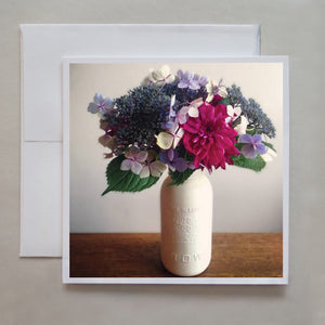 I love weddings!!  This gorgeous photo card of a bouquet of wedding flowers was photographed by Jennifer Echols.